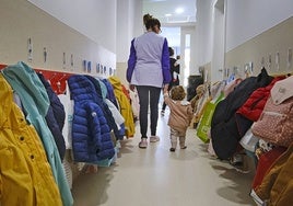 Una de las aulas de un año que funciona ya en Cantabria.