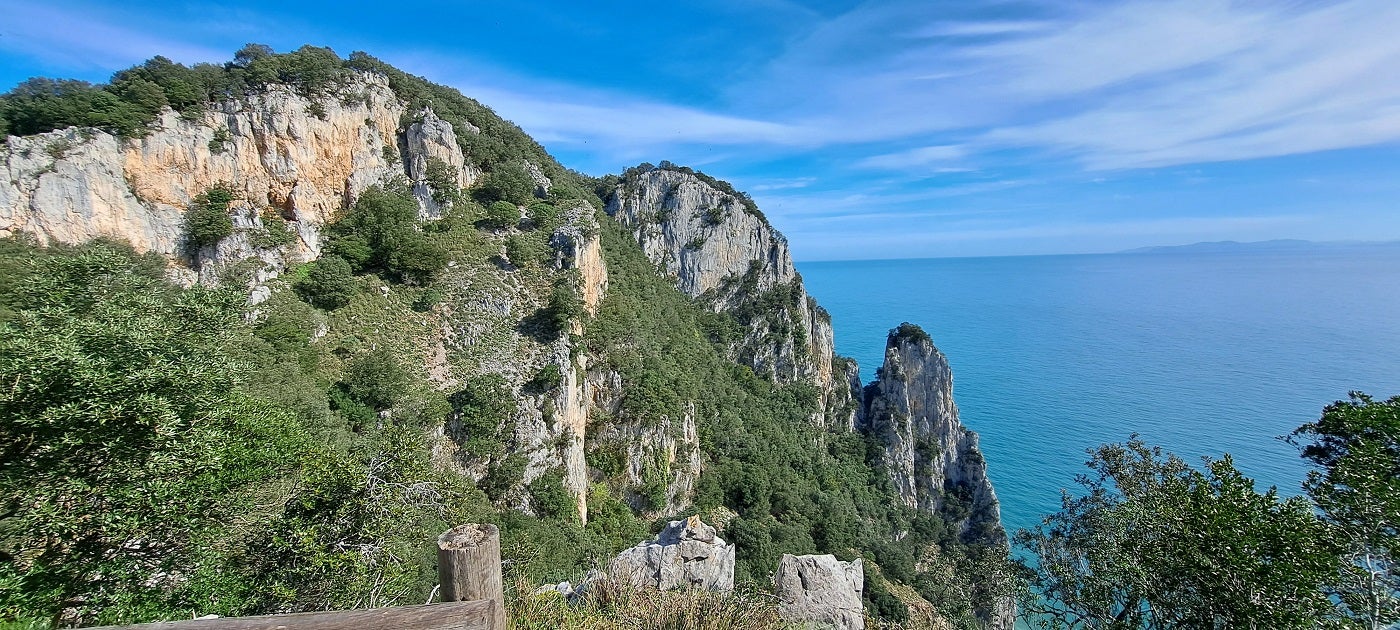 Las vistas de los acantilados son espectaculares.