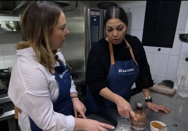 'Hoy cocinamos con...' Mame Herrero, tarta de queso láctico con crema de whisky al chocolate