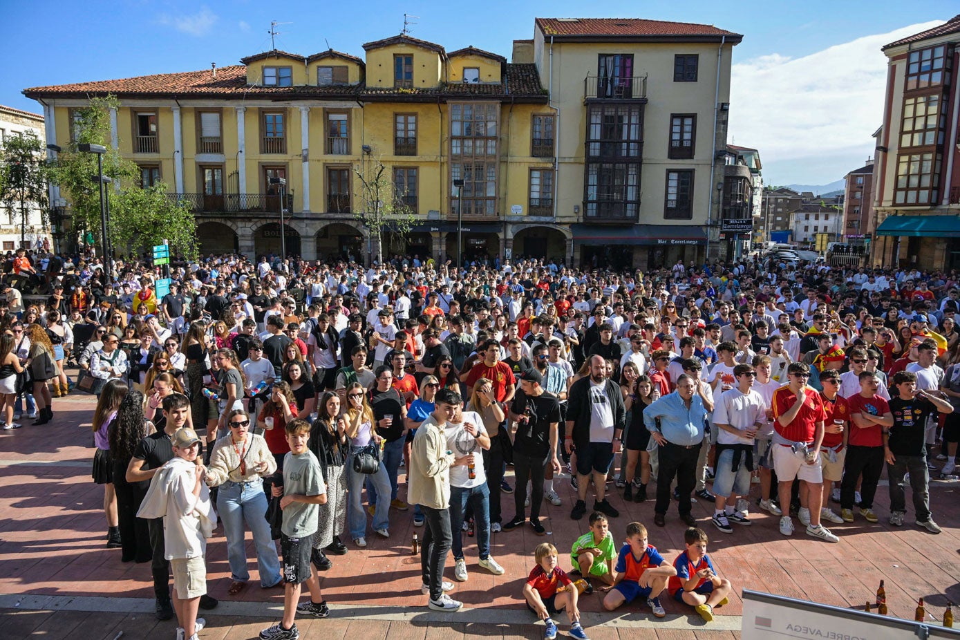 La Plaza Roja se llenó en el inicio de la fiesta.