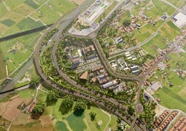 Vista del proyecto de ampliación del Parque Científico y Tecnológico de Cantabria (Pctcan).