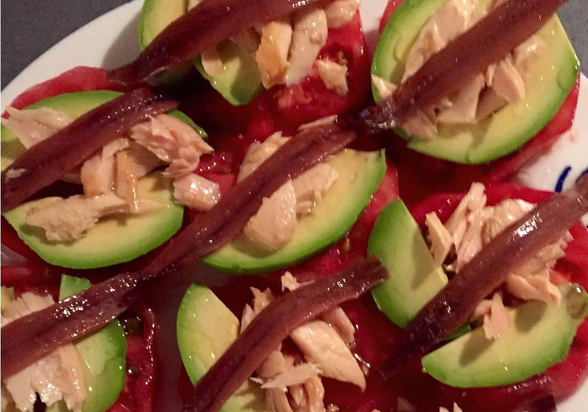 Tomates en ensalada.