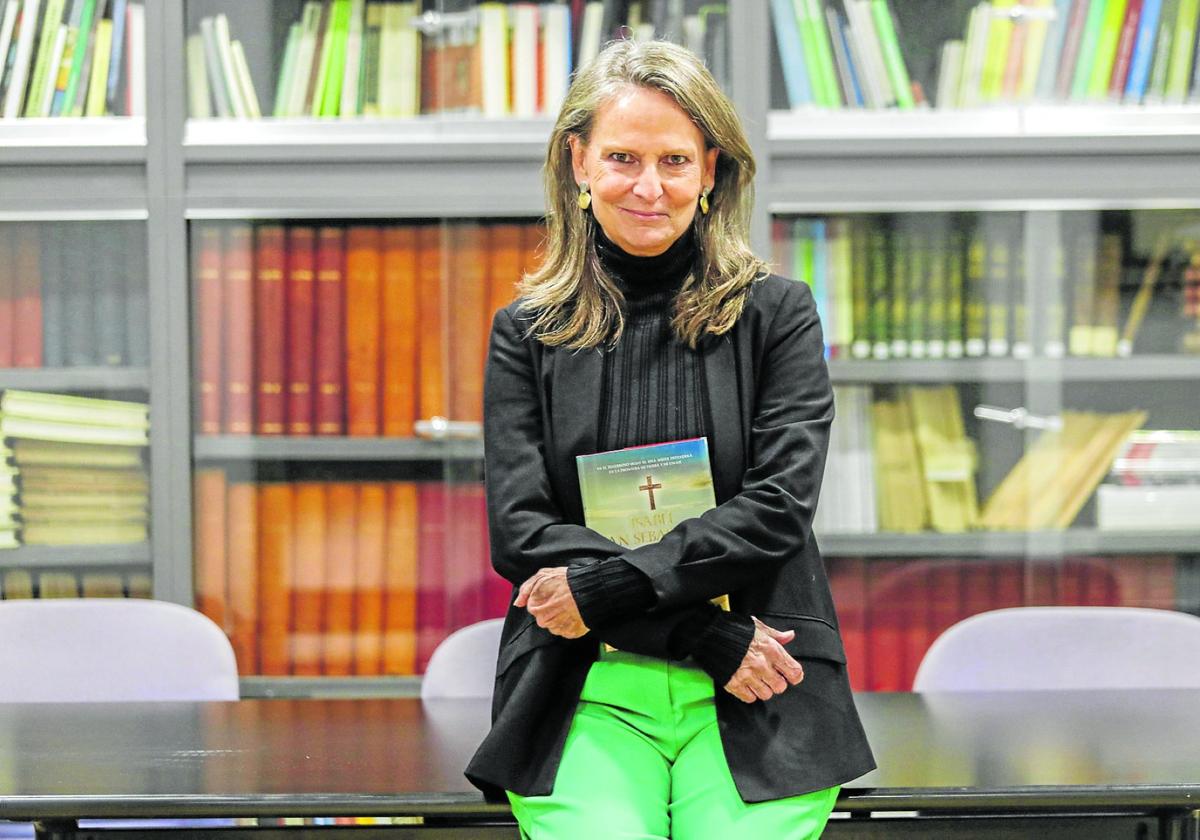 Isabel San Sebastián durante su anterior visita al Ateneo de Santander para presentar 'La dueña', novela previa a 'La temeraria'.