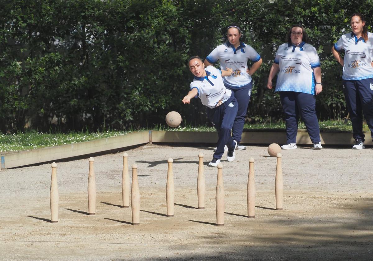 Castilla Hermida durante un partido esta temporada.