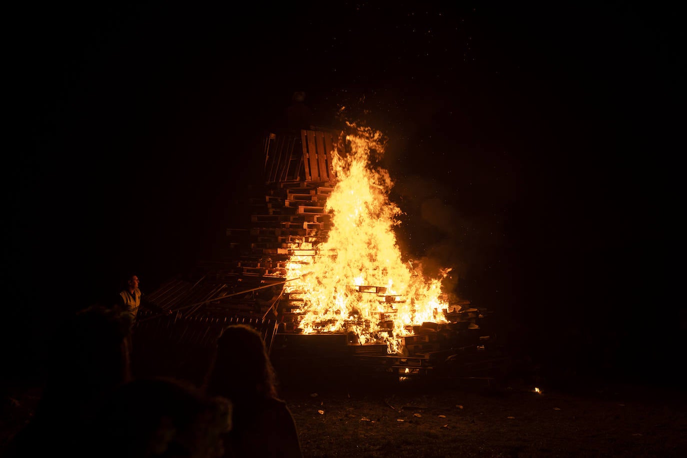 El fuego hipnótico, en San Juan de la Canal