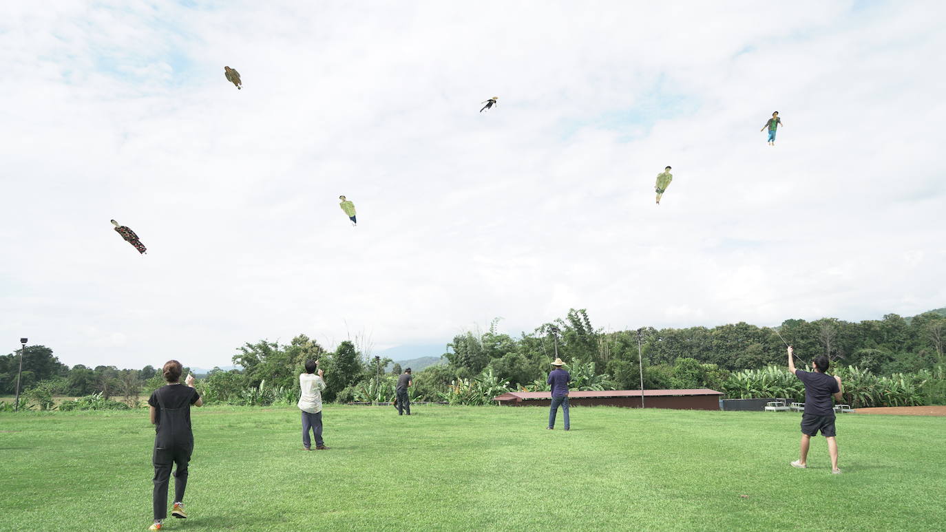 'Flying People' (Chiang Rai), 2023. Performance / InstallationCourtesy of the artist.