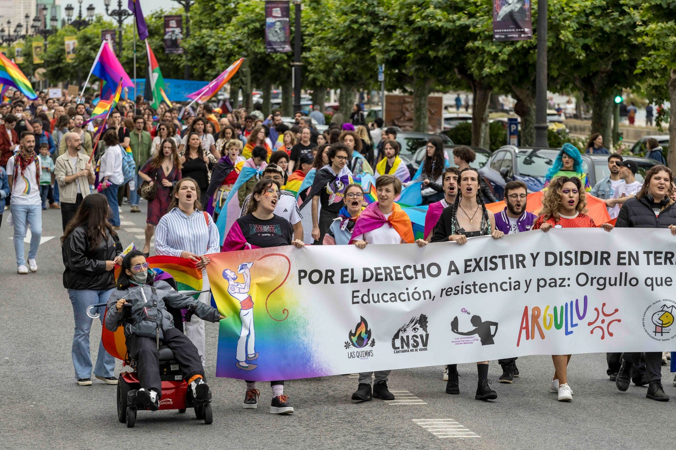 La Policía calcula que la convocatoria contó con más de 600 asistentes.