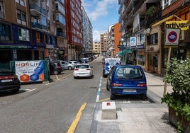 A finales de junio se instalaban en Torrelavega los bloques en los que irá la infraestructura de control de la ZBE.