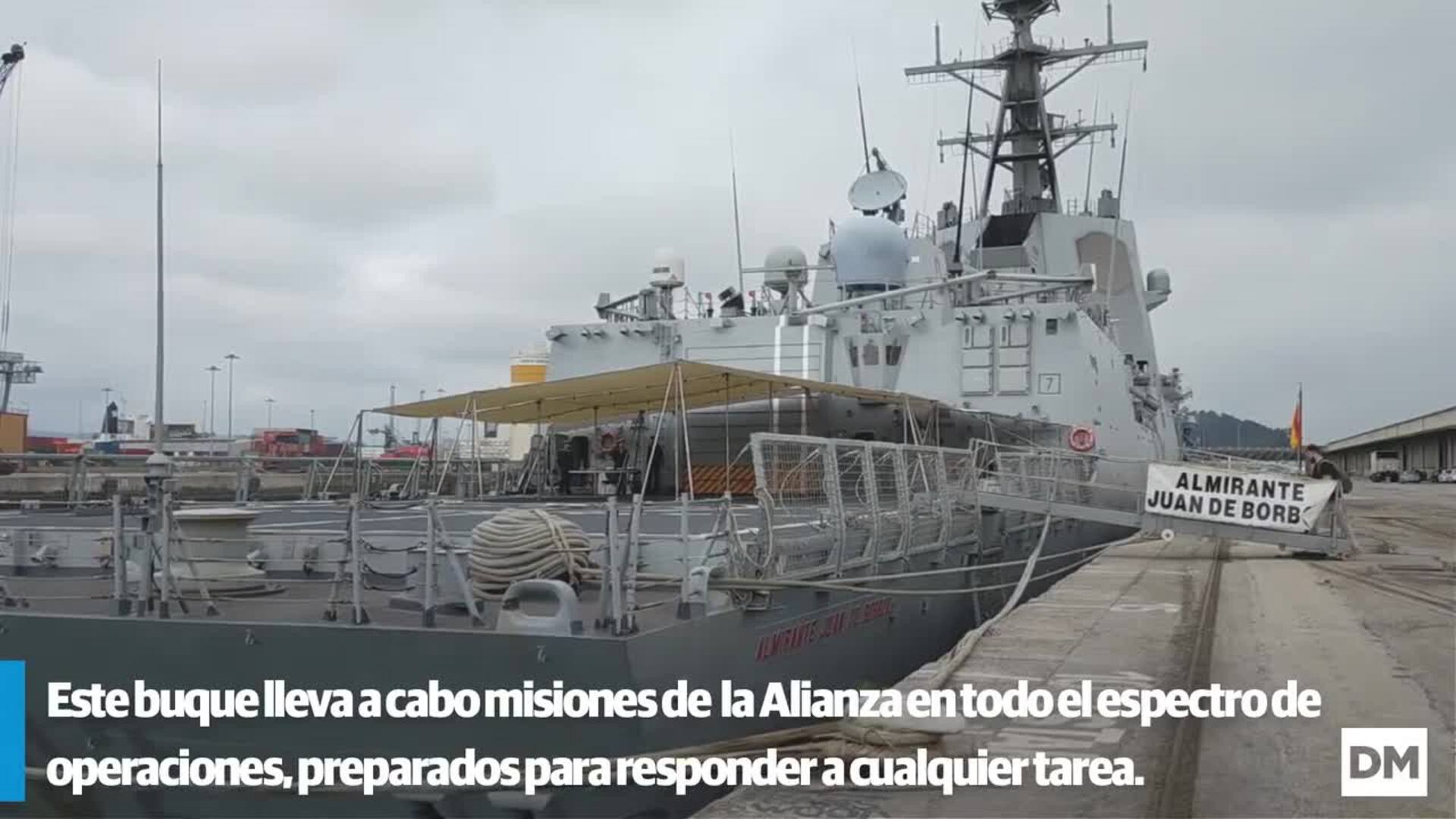 Visita a la fragata Almirante Juan De Borbón