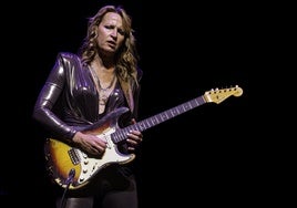 Popovic durante el concierto