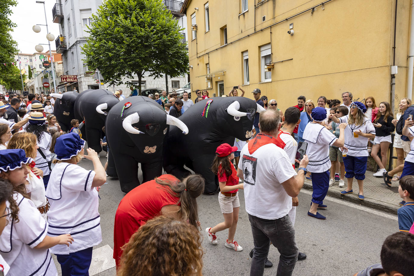 El encierro infantil ha sido una de las actividades del último día de fiestas. 