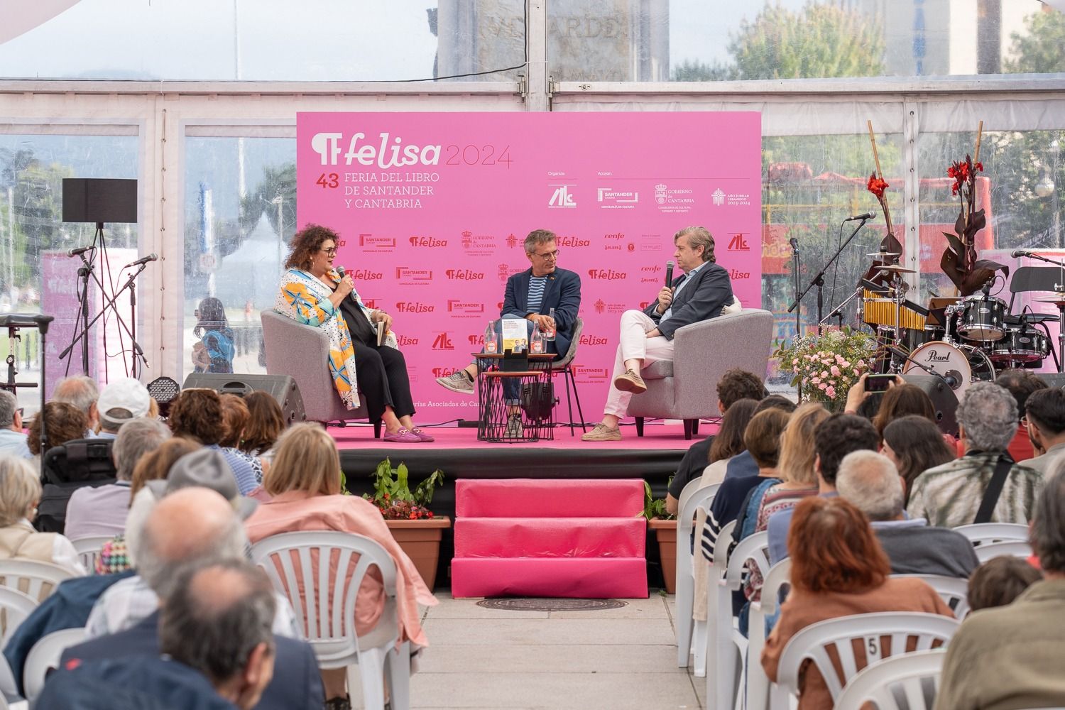 Pedro Vallín y Javier Gomá el pasado domingo