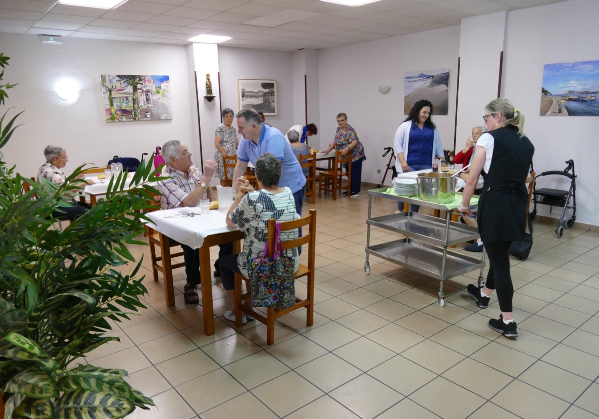 Instalaciones del comedor social de Santoña.