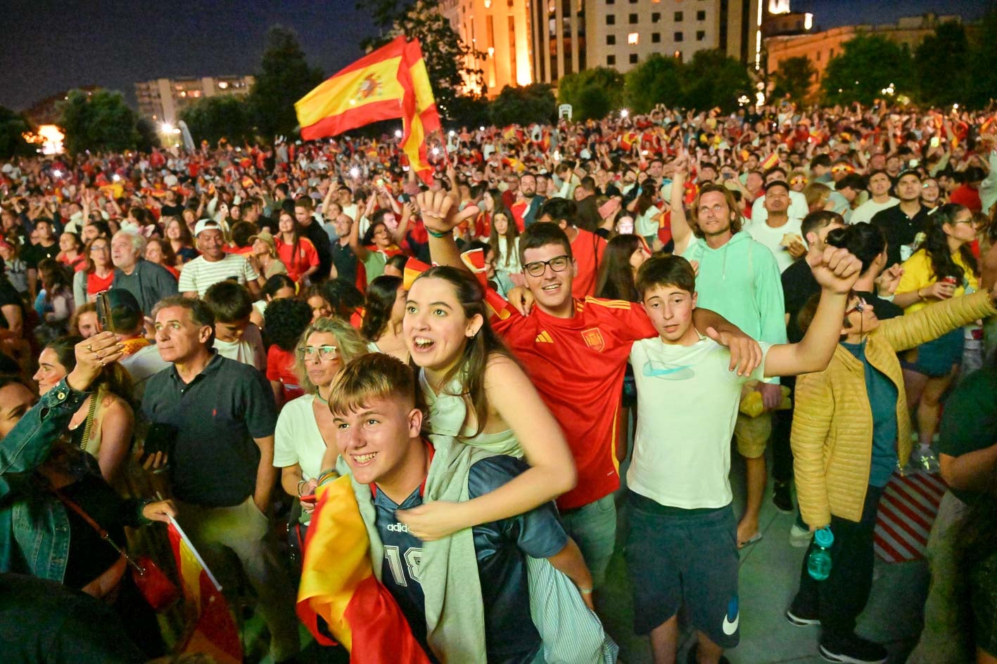 Los nervios, protagonistas ante la posibilidad de ganar la Eurocopa.