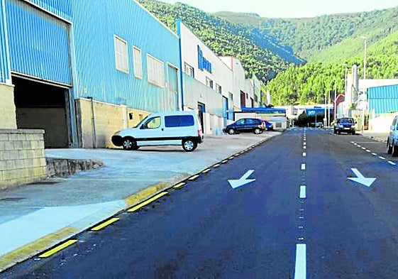 Instalaciones correspondientes a la primera fase del polígono de Vallegón.