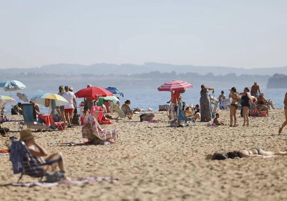 Imagen de la playa de El Sardinero.