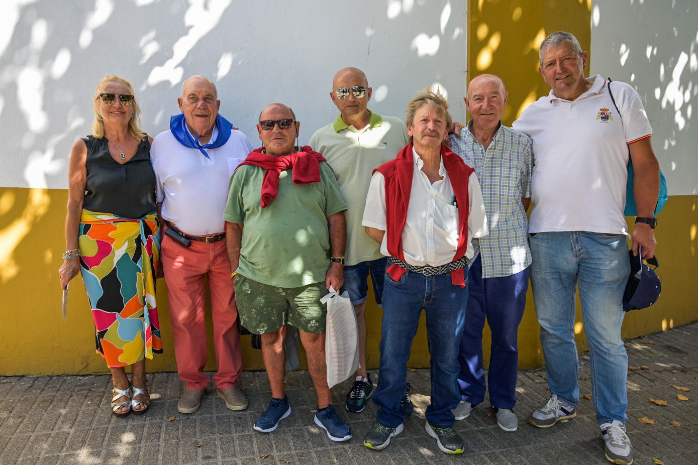 Trini Mantecón, Miguel Ramos, Manu Orbiso, Juan Carlos López, Pedro Pérez, Abilio González y César Ortiz.