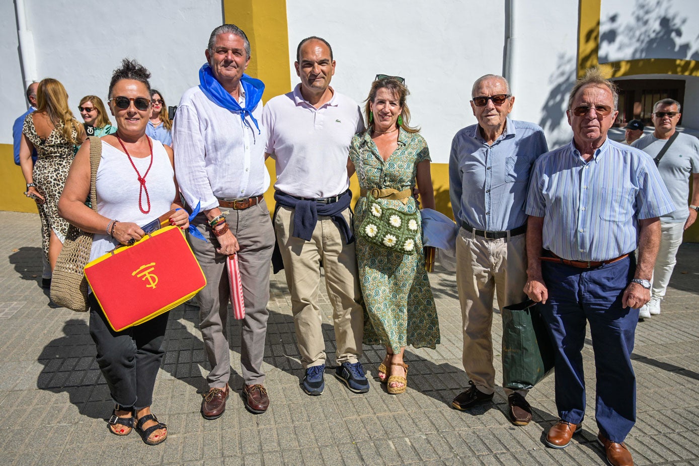 Merche Queipo, Alberto Aldecoa, Eduardo Benito, María Sánchez, Jesús Arciniega y Pedro González.