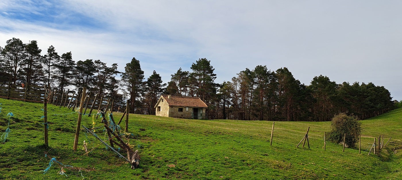 El refugio de El Tornillo, una de las referencias de la ruta.