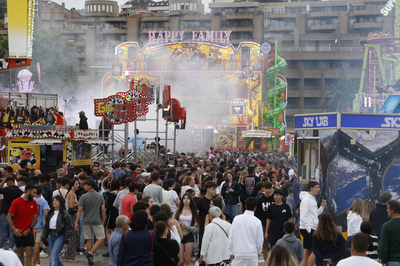 El domingo, el recinto estaba abarrotado