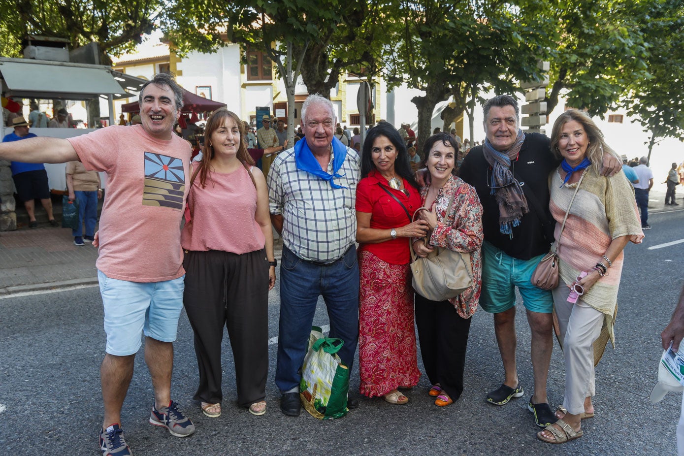 Roberto Campo, Ana Pons, Fernando Pérez, Merche Campo, Mar Campo, Alberto López y Adela Tomás.