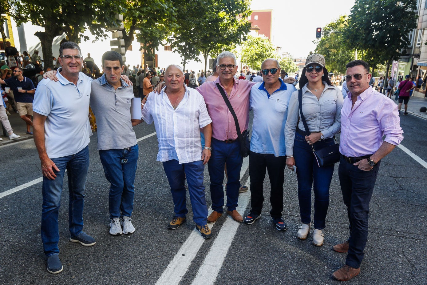 Feni Oruña, Luisma San Miguel, Manolo Loza, Ángel Luis de Pablo, Tomás San Miguel, Vanessa Peña y Sergio Ologray.