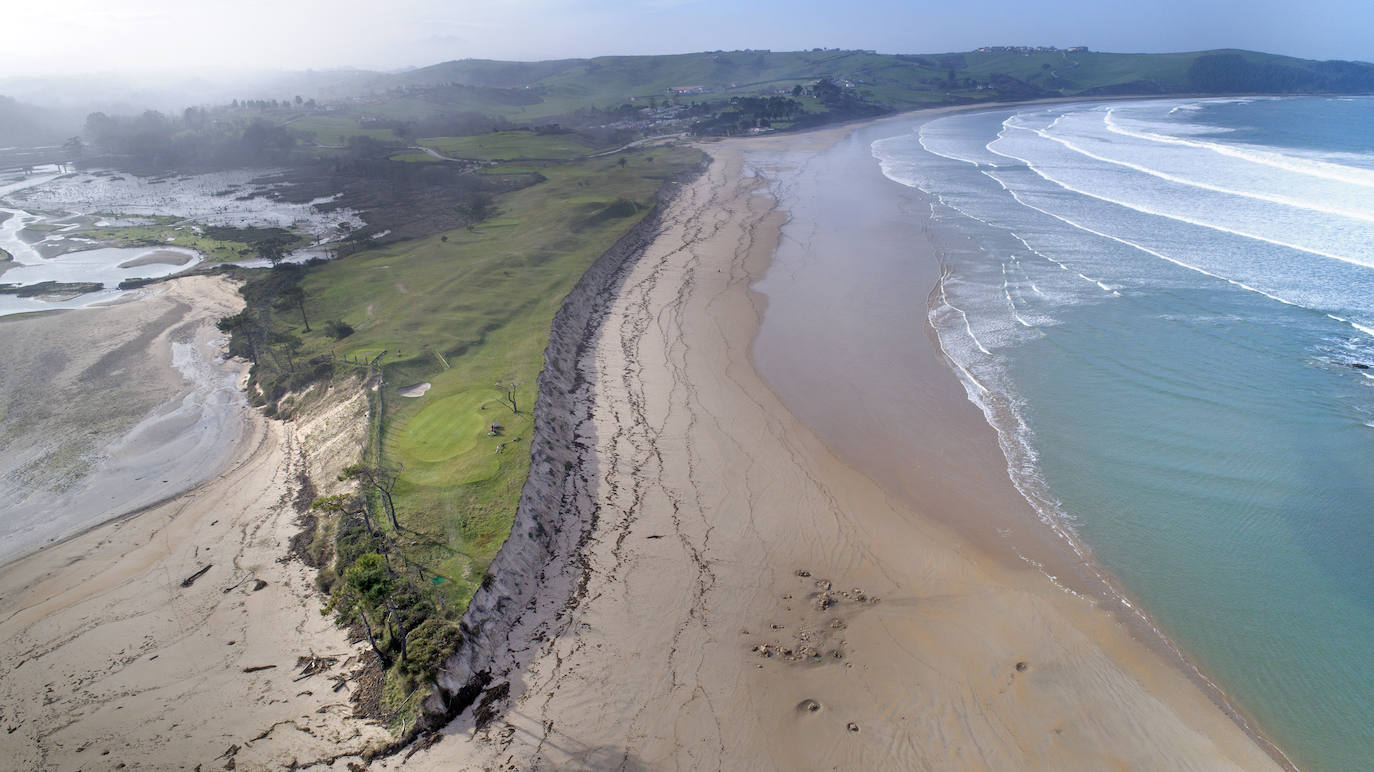 La ría de Oyambre sería uno de los espacios más afectados en la zona occidental de Cantabria.