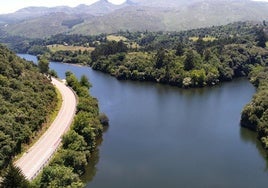 El embalse de Palombera, uno de los grandes atractivos de la zona.