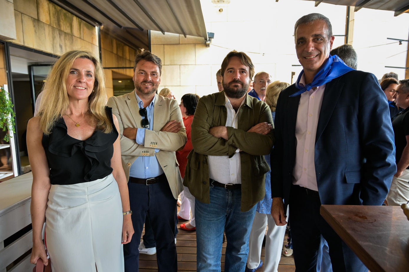 Carolina Juániz, Luis Sáinz Cobo, Anselmo Sáinz Cobo y Gustavo Cubero.