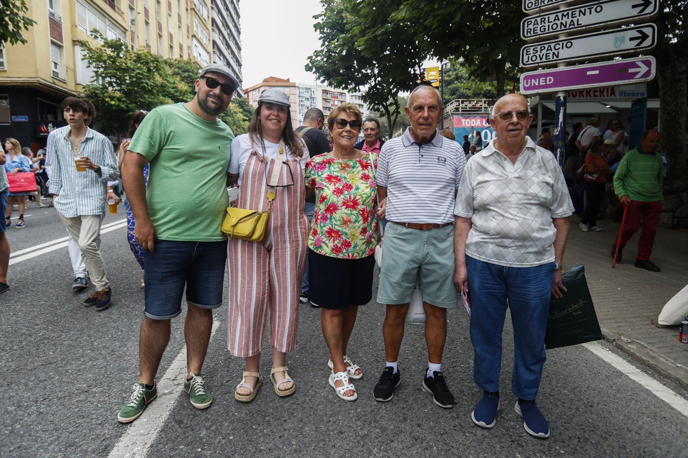 Daniel Salcedo, María Rubio, Montse Sánchez, José Manuel Merino y Jesús García.