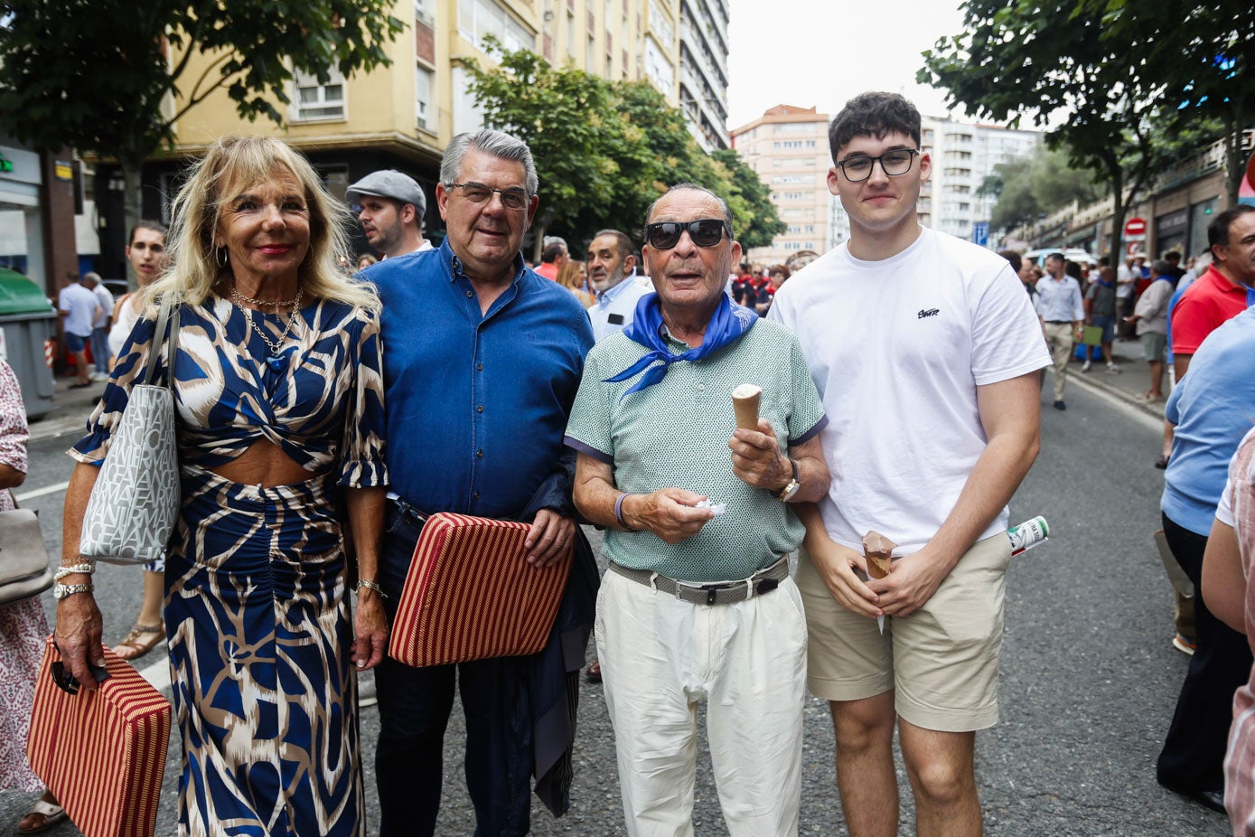 Pilar Cagigas, Manuel del Río, Teo Fernández y Luis Fernández.