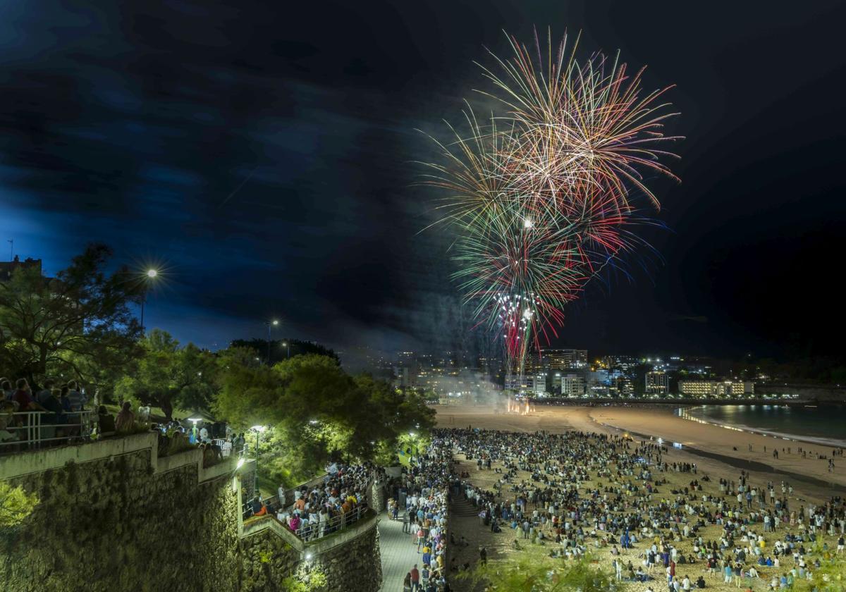 El cielo de una noche de verano