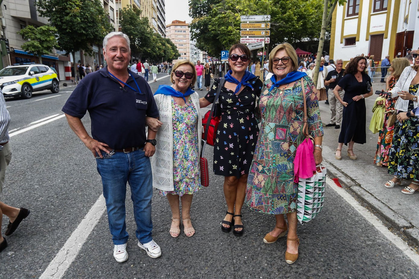 Carlos Muriente, Carmen Toca, Maika Martín y Ángeles Viota.