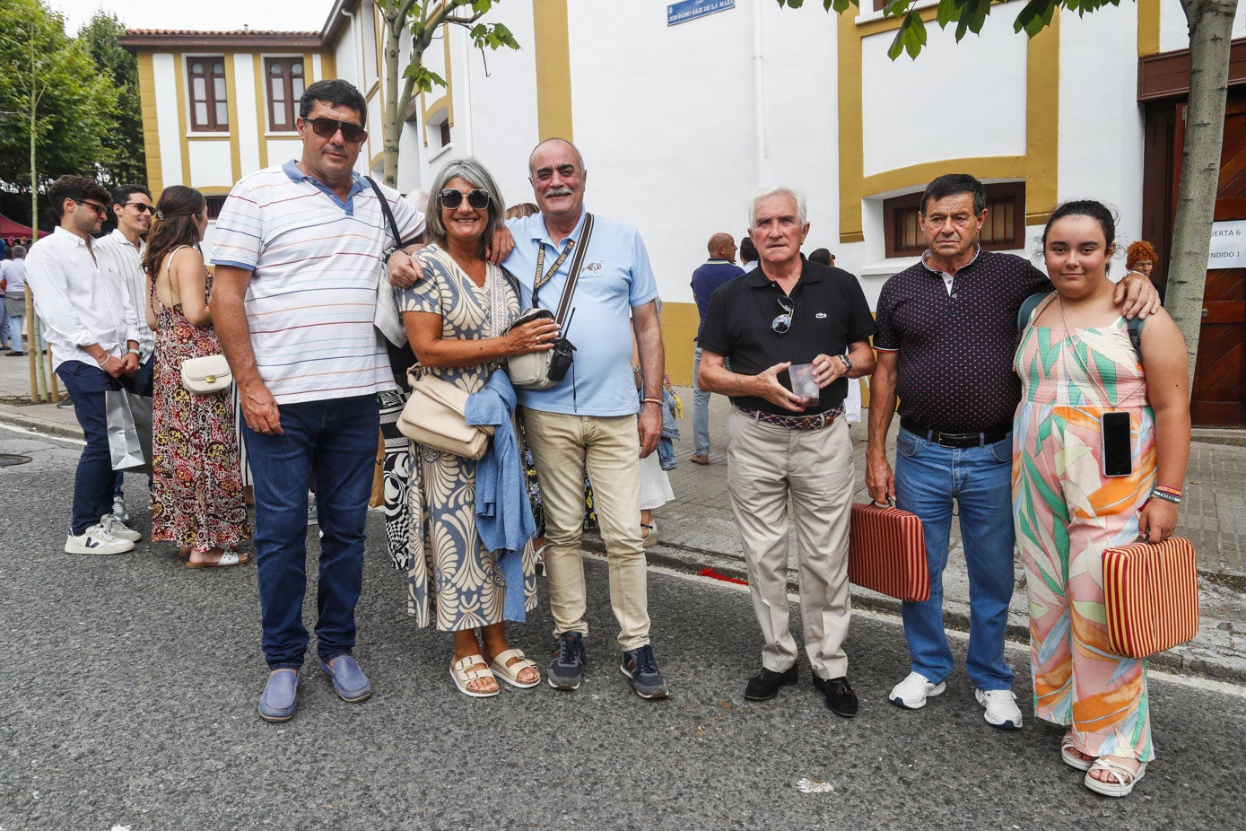 Manuel Revuelta, Ana Belén Oceja, Ramón Ángel Oceja, Paco Ruiz, José Antonio González y Daniela González.