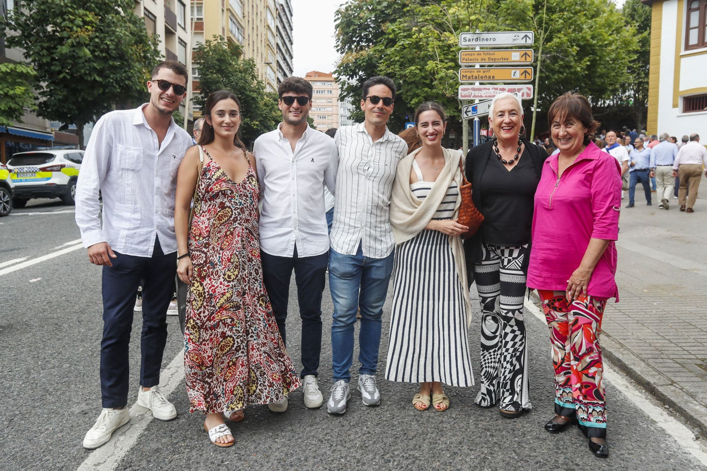 Gonzalo Ródenes, Belén Calvo, Carlos Guillén, Borja Mazuelas, Lucía Guillén, Pilar Guillén y Carolina Chaves.