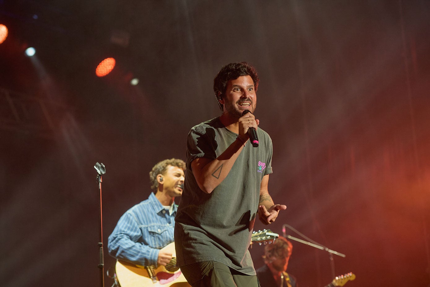 Willy Bárcenas, el vocalista de Taburete.