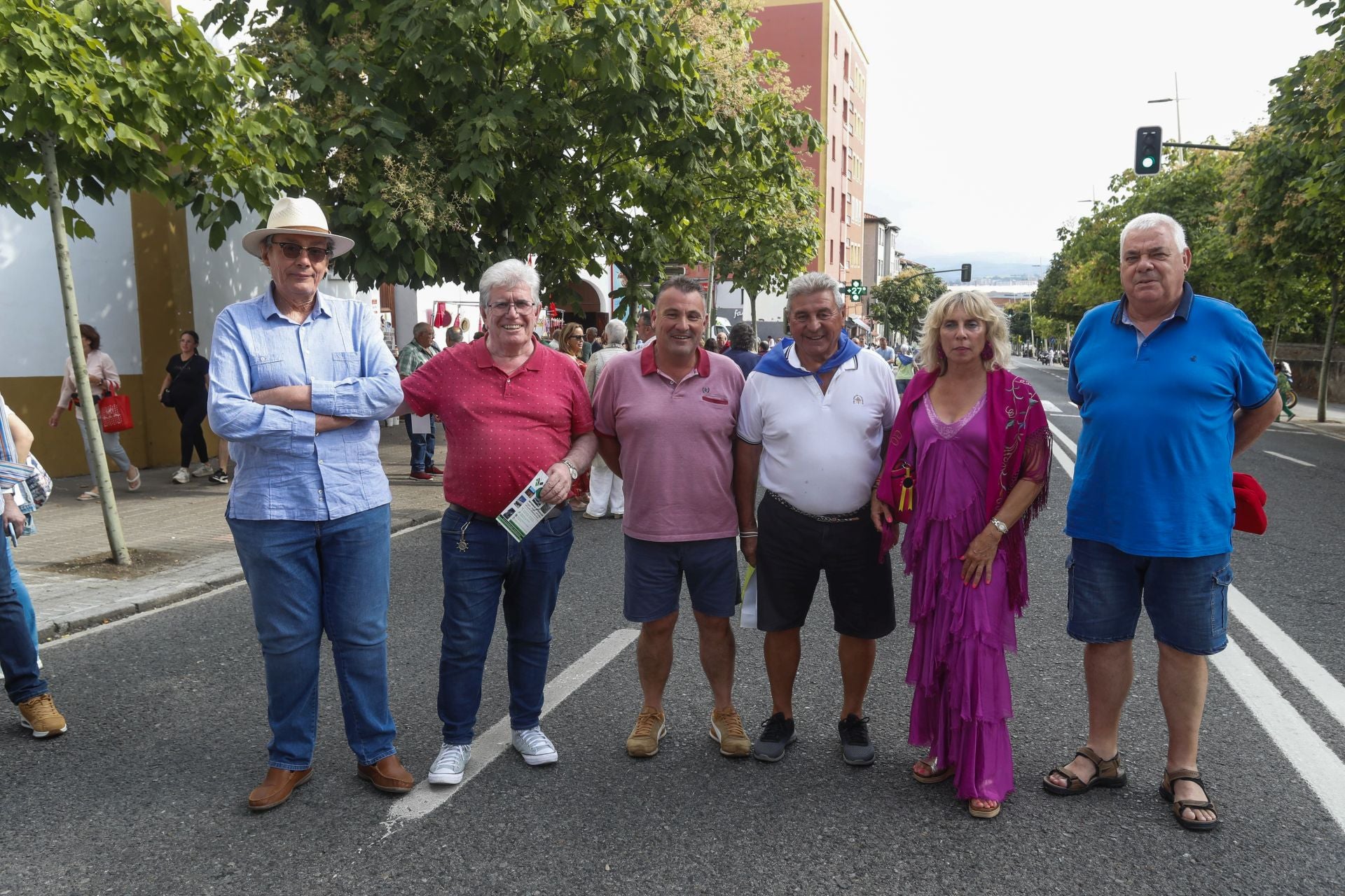 Jesús Peña, José Luis Incera, Antonio Badiola, Ambrosio Suárez, Eva Fernández y Fito Calle.