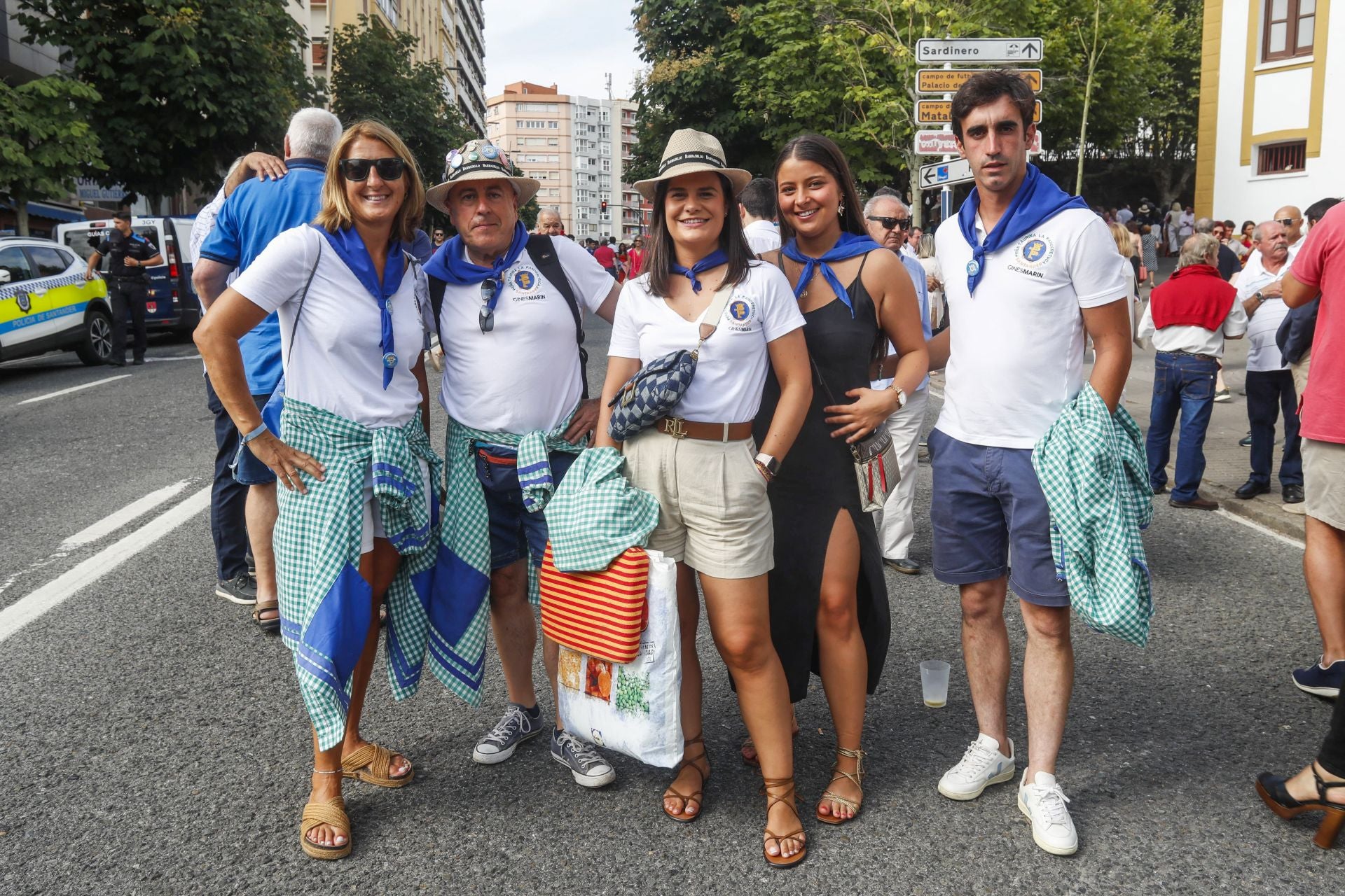 Silvia Señas, Cacho Mazo, Carolina Acebo, María Gutiérrez y Christian Acebo.