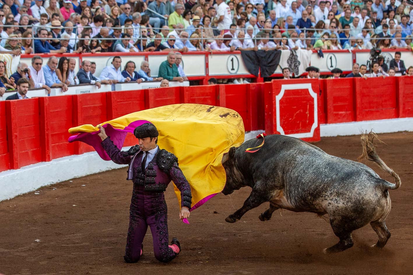 Larga cambiada de Miguel Ángel Perera al quinto de la tarde