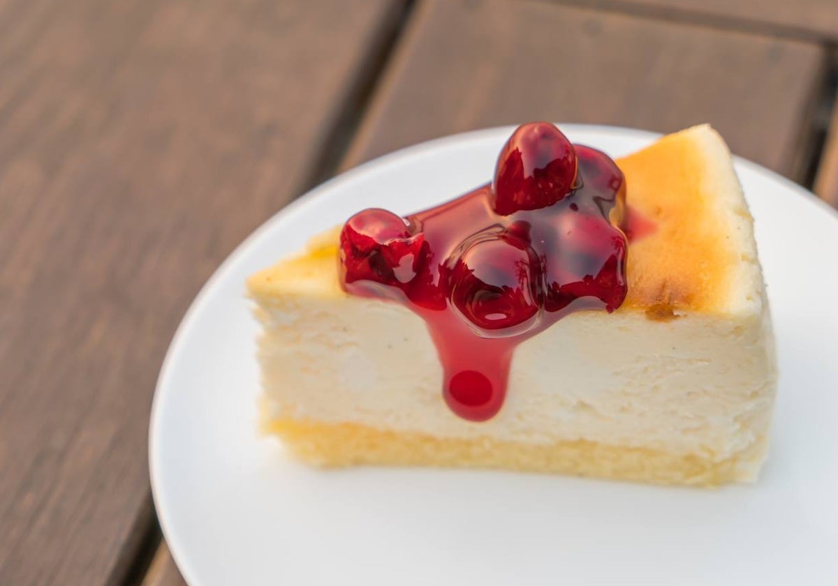 Tarta de queso, uno de los postres más populares.