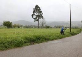 Terrenos donde el Gobierno proyecto el polígono industrial de Las Excavadas, en Torrelavega.