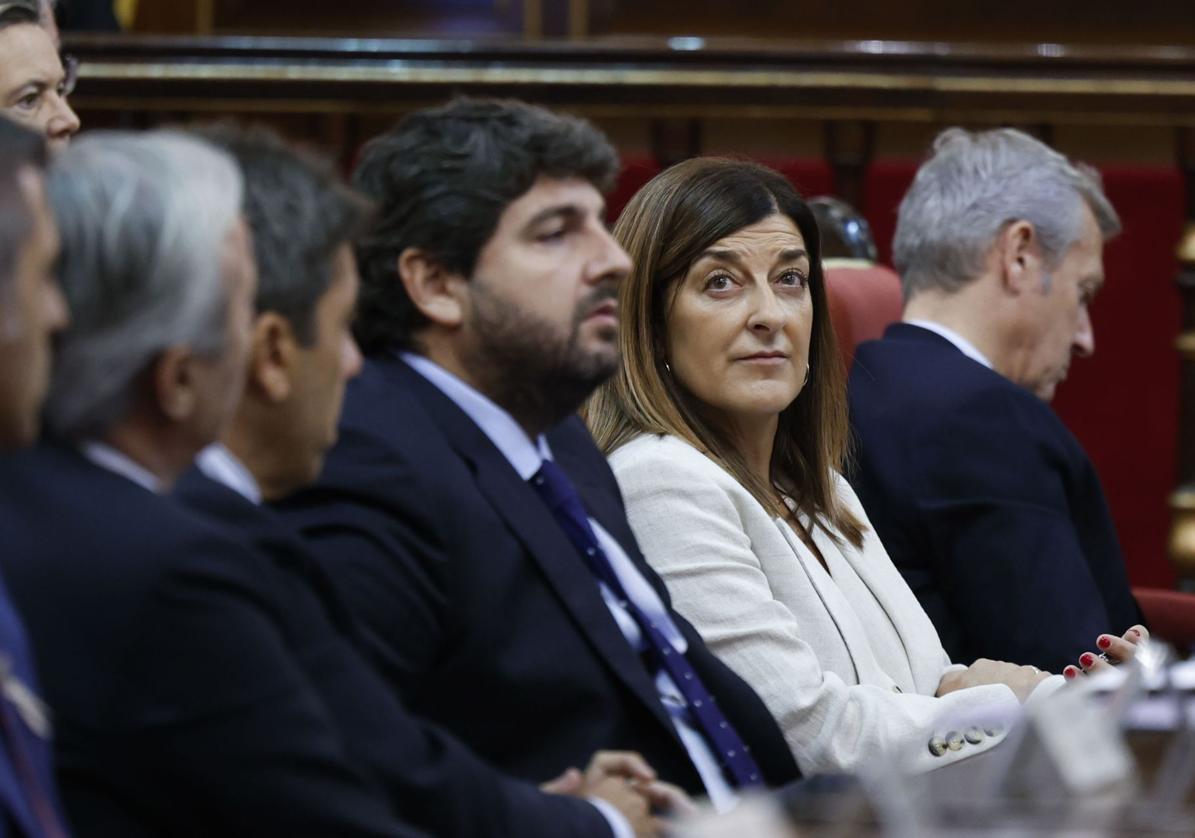 Sáenz de Buruaga, durante la Comisión General de las Comunidades Autónomas celebrada en octubre