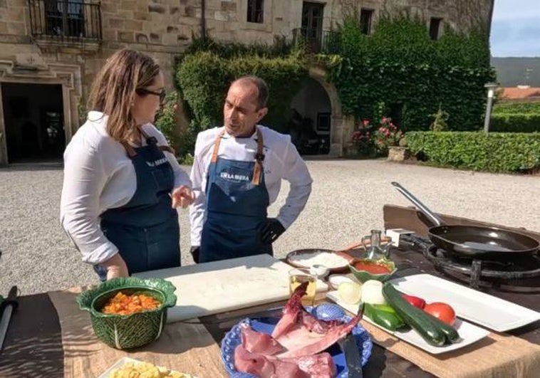 'Hoy cocinamos con...' José Ángel 'Chili' García, bonito del norte a la calabresa