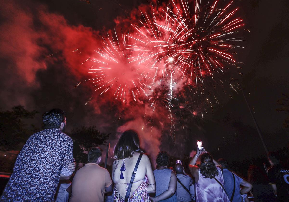 Los fuegos artificiales se lanzarán el domingo 18 de agosto, a las 22.30 horas.