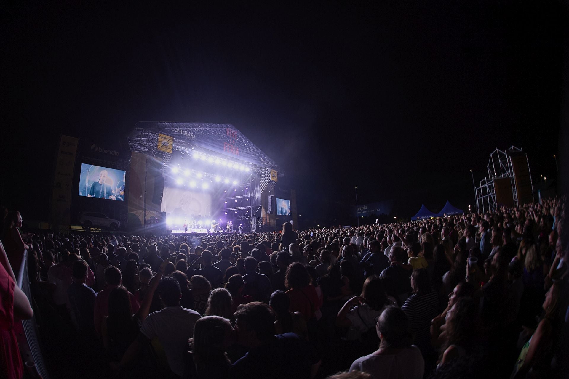 El concierto duró dos horas