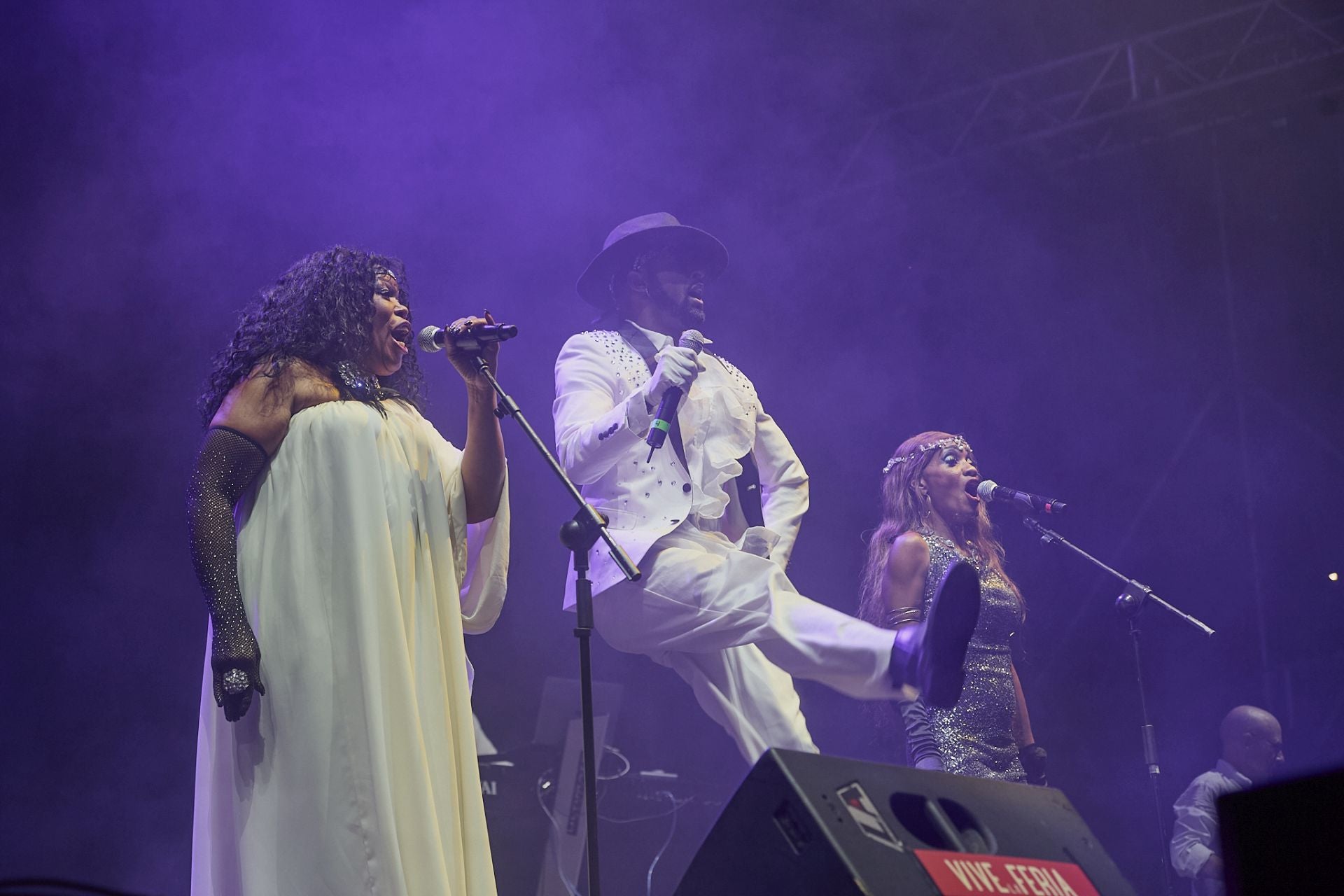 La actual formación de Boney M conecta y transmite al público todo lo que conlleva un show en directo