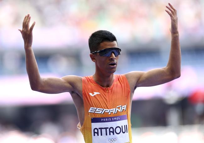 Attaoui fue quinto en la final de los 800 metros.