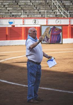 Imagen - Durante un homenaje en Cuatro Caminos.