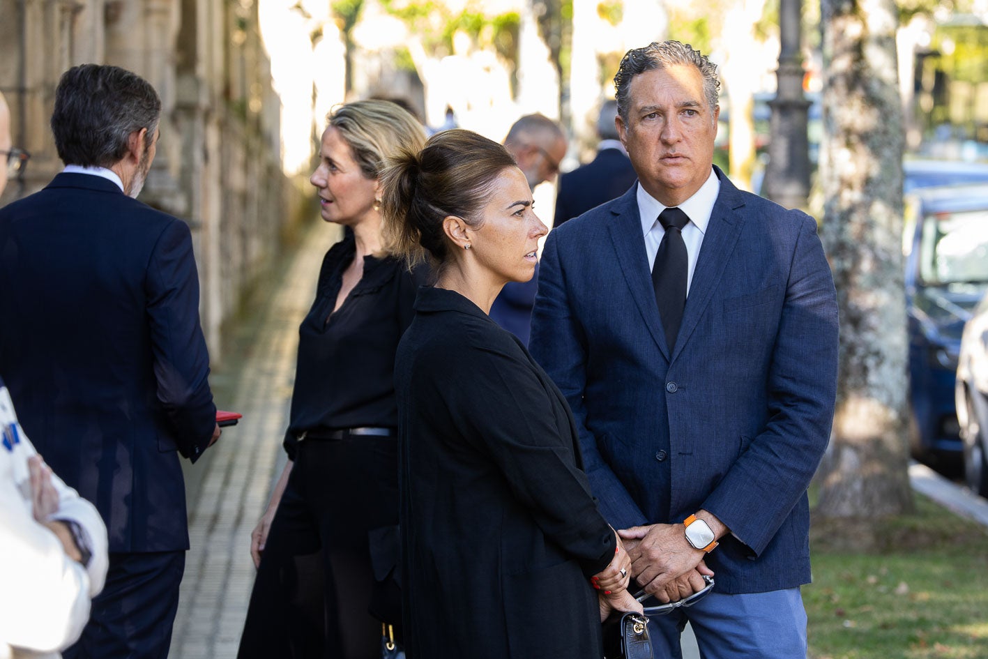 Javier Ribero, sobrino de Jaime Botín, y Covadonga Cosmen, del grupo Alsa.