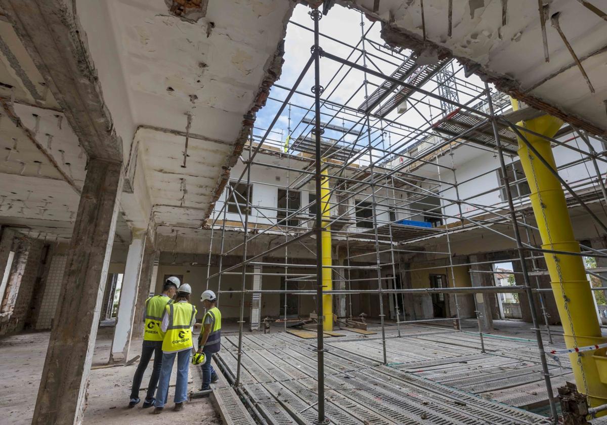 Estado actual de las obras en el antiguo Banco de España